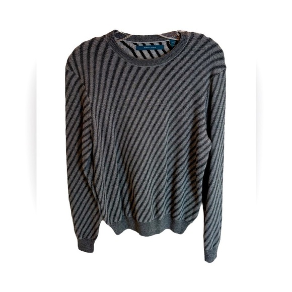 Perry Ellis Men's Long Sleeve Cotton Crew Neck Sweater Size Medium - Picture 1 of 3